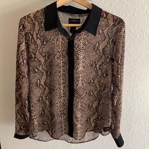 1990’s Stussy Python Print button up